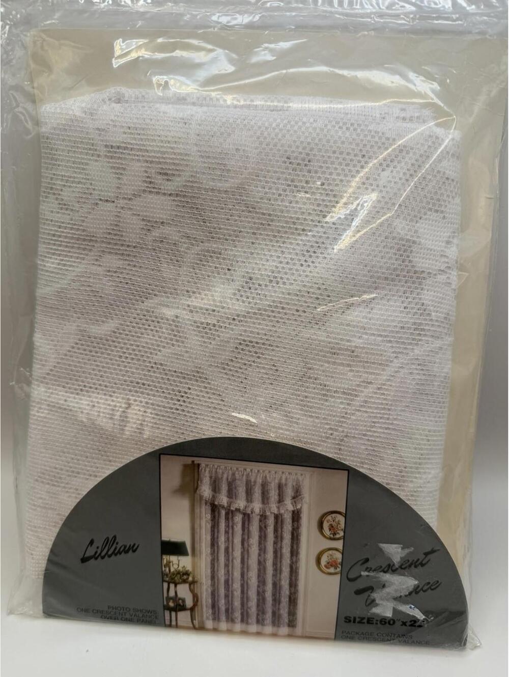 Vintage Lillian Crescent Valance 60X22 New Fast Shipping